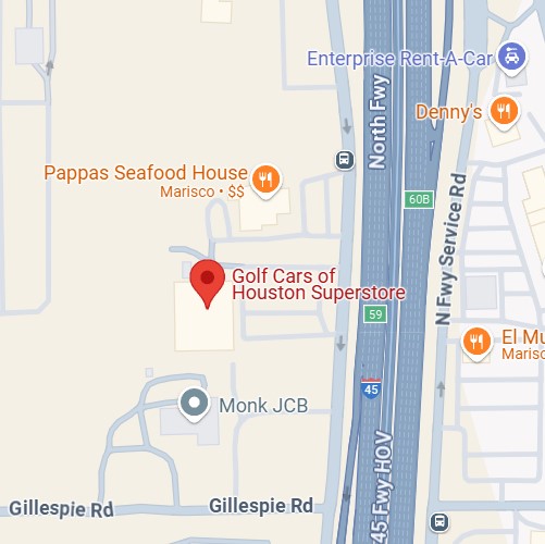 Golf Cars of Houston Superstore Location